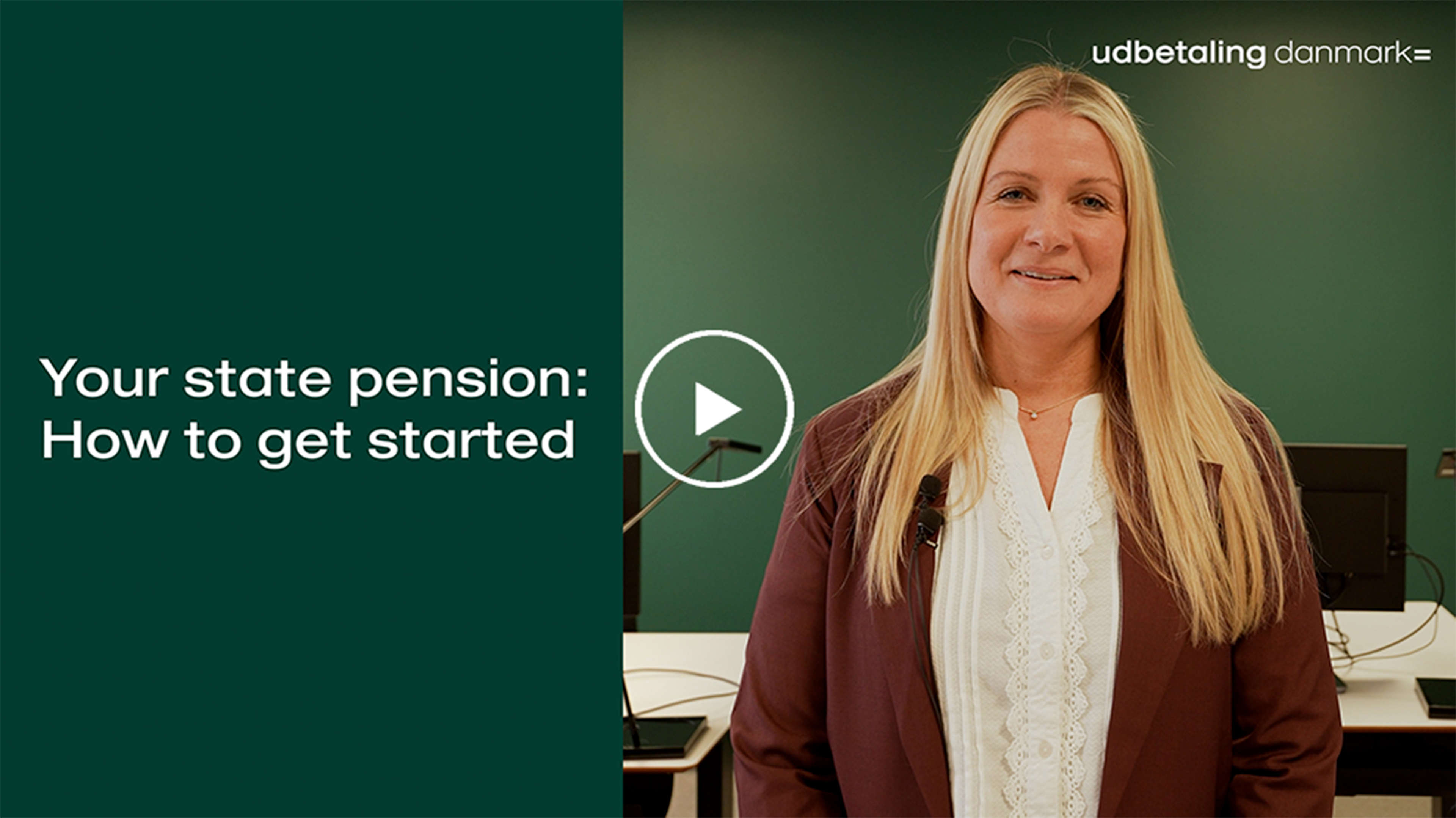 Billede der præsenterer video-link