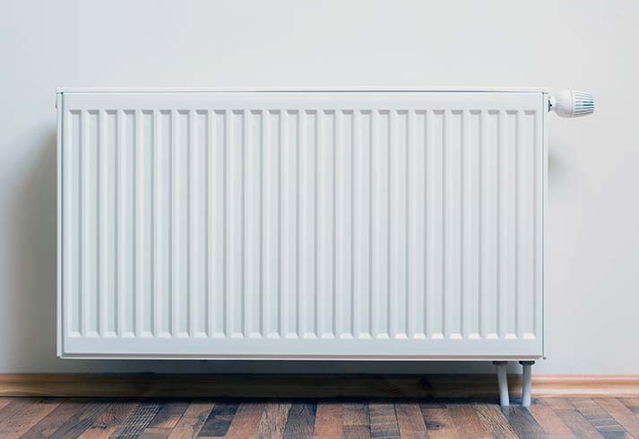Billede af en radiator
